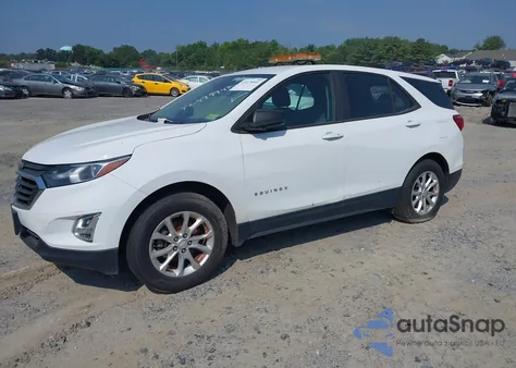 2020 Chevrolet Equinox Fwd Ls из США, поврежденный, VIN 2GNAXHEV2L6135101